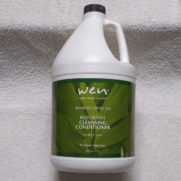WEN Bamboo Green Tea Restorative Cleansing Conditioner - 128oz - NEW - Picture 1 of 5